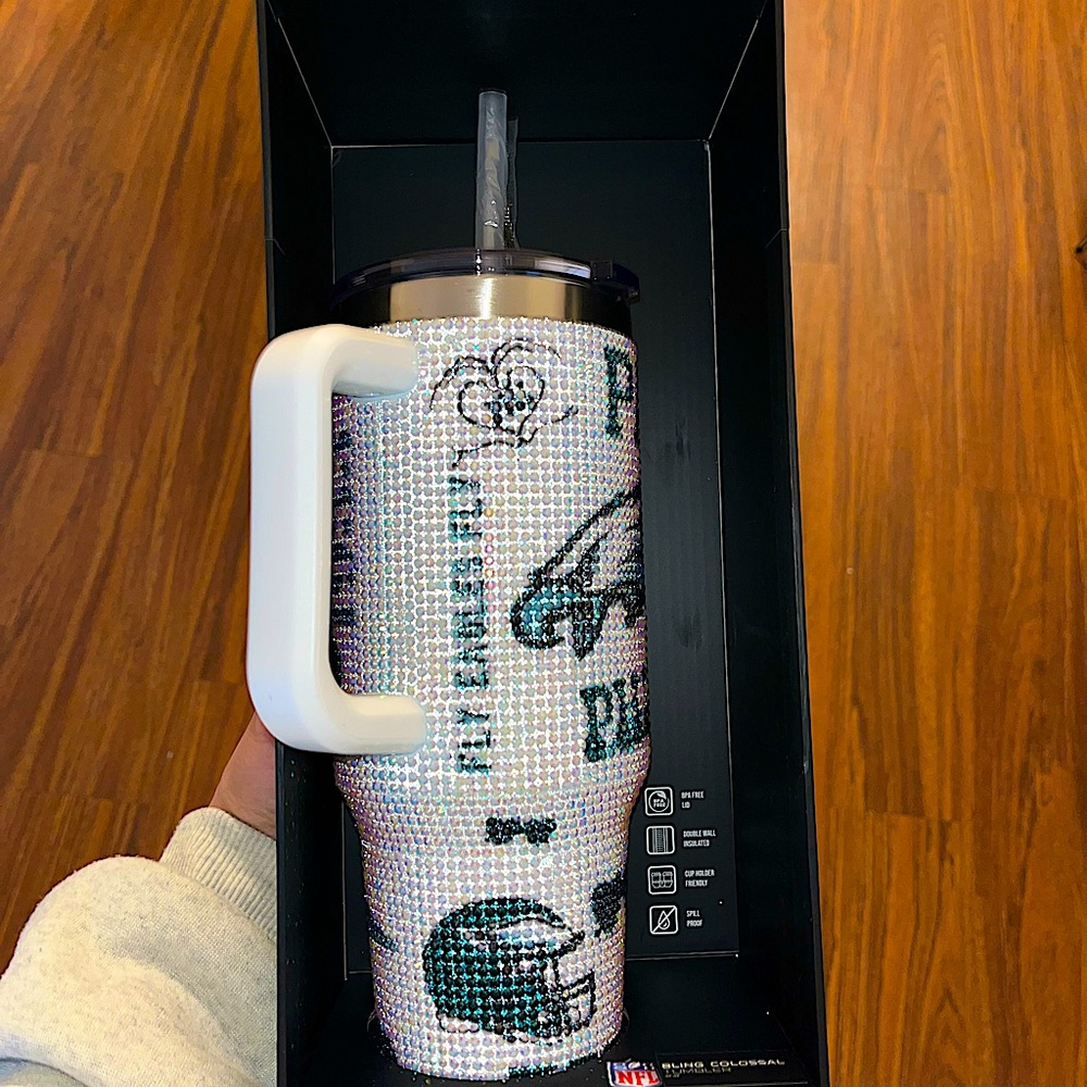 NFL BLING COLOSSAL PHILADELPHIA EAGLES TUMBLER